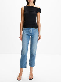 Carlin Top,AGOLDE,BLACK,Image 2