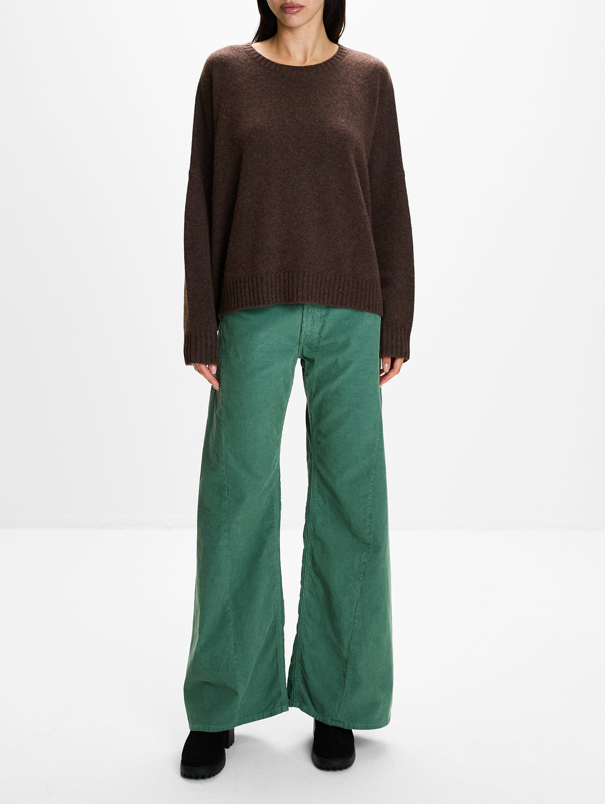 Lemon Twist Sneak Jean,MOTHER,DARK IVY,Image 2