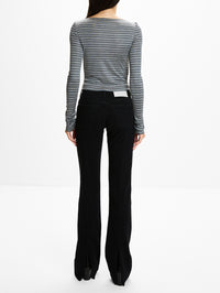 Longsleeve Shirt,MIU MIU,SLATE WHITE,Image 3