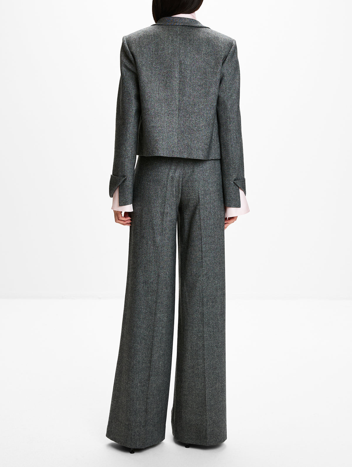 Lauren Cropped Jacket,SASUPHI,GREY,Image 3