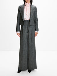 Lauren Cropped Jacket,SASUPHI,GREY,Image 2