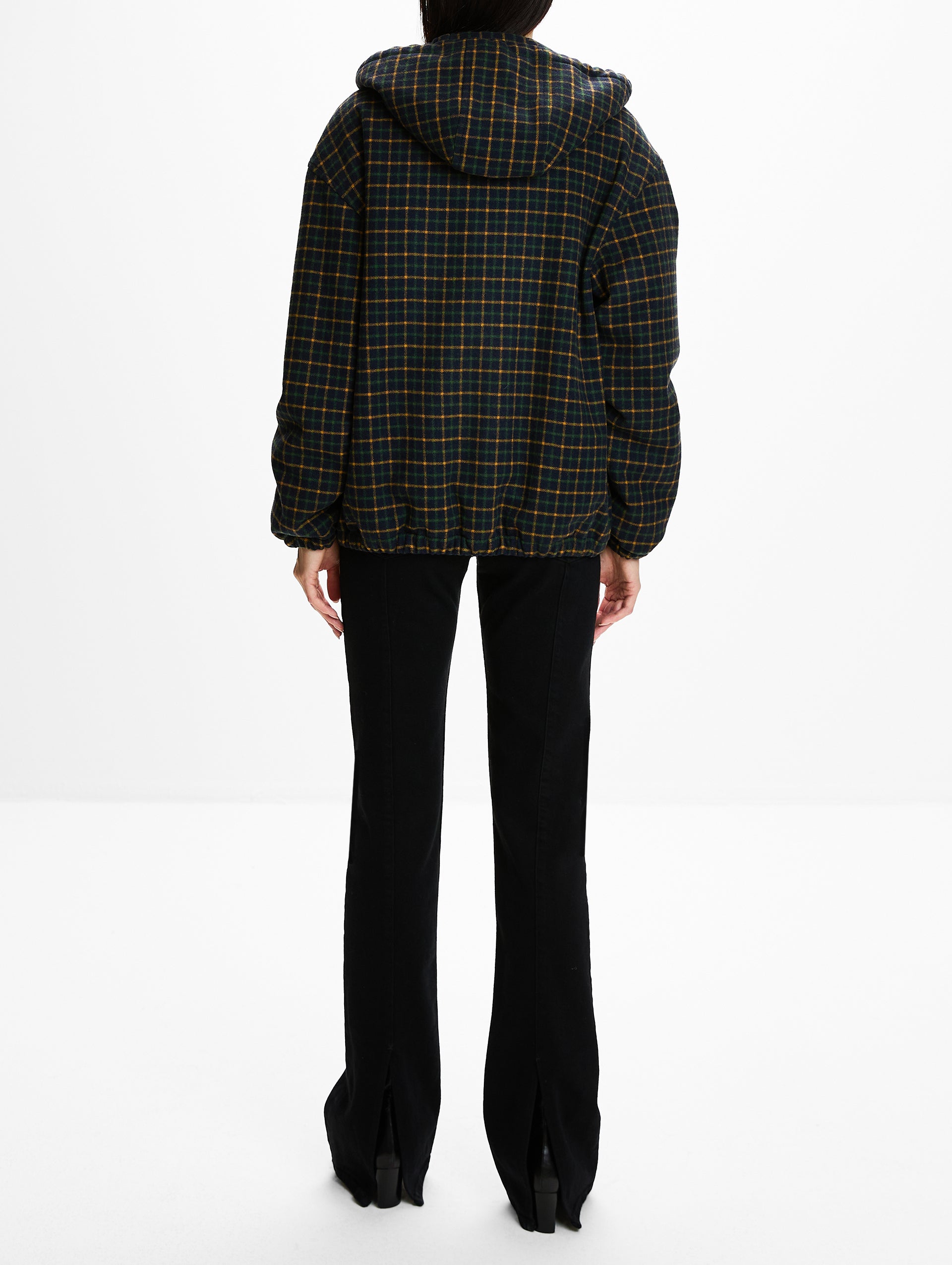 Zip Up Hooded Jacket | MIU MIU | elysewalker