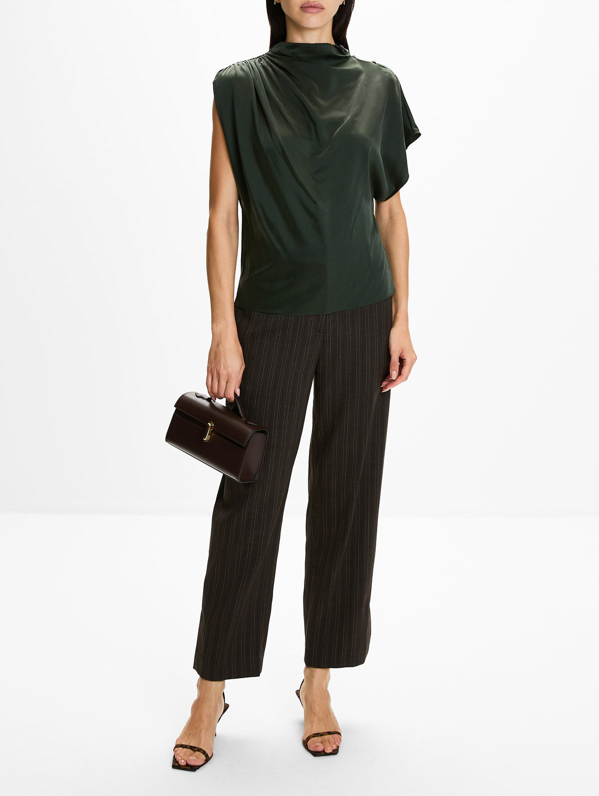 Roberts Pant,TWP,DARK CHOCOLATE,Image 2