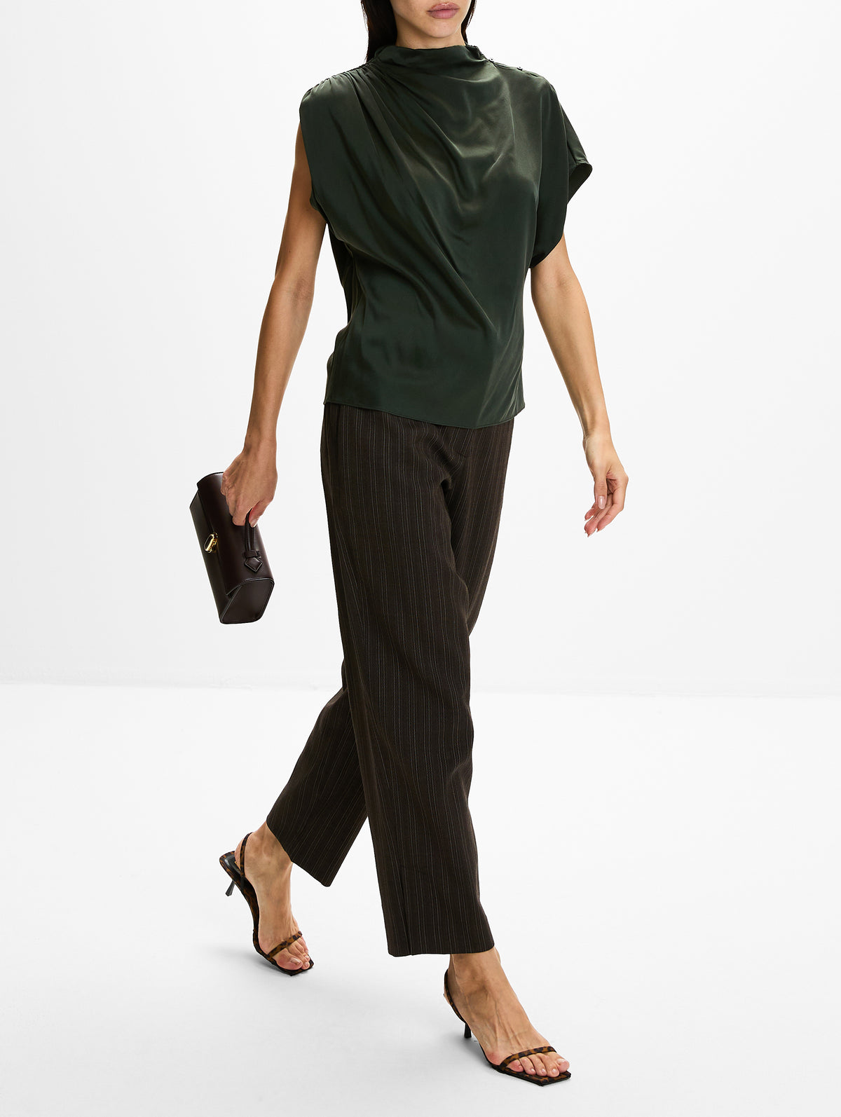 Roberts Pant,TWP,DARK CHOCOLATE,Image 3