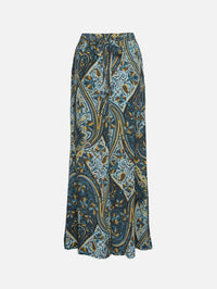 Sawyer Wide Leg Pant,ULLA JOHNSON,PRUSSIAN,Image 1