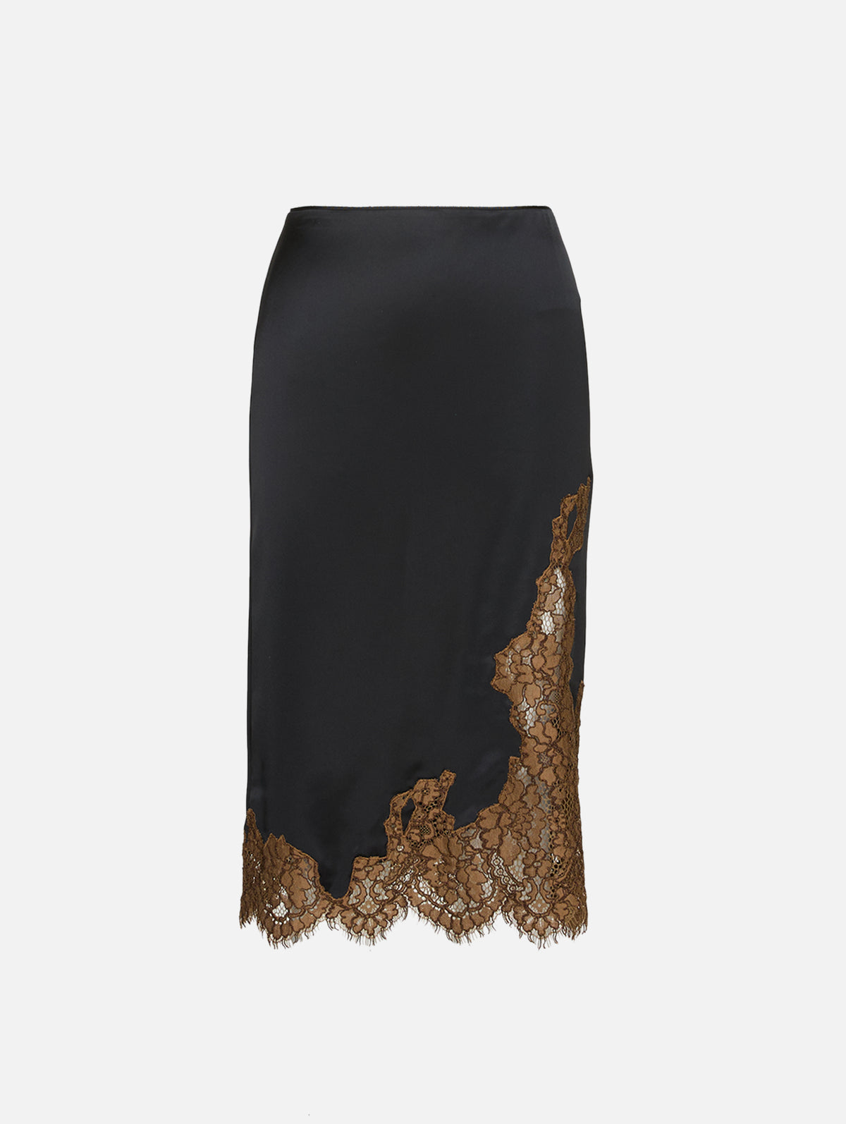 Shiny Statement Skirt,DOROTHEE SCHUMACHER,BLACK,Image 1