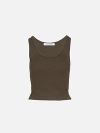 Blondie Tank Top,PERFECTWHITETEE,DARK OLIVE,Image 1