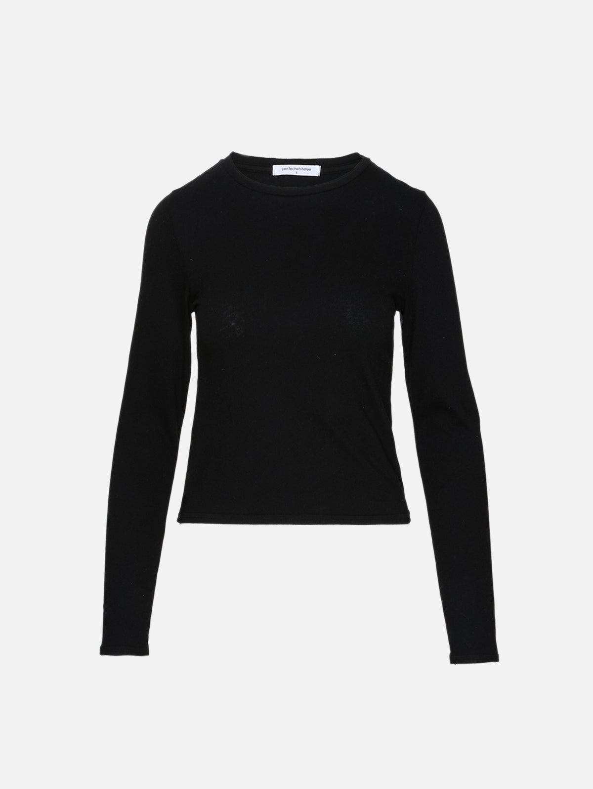 Jamie Long Sleeve Shirt,PERFECTWHITETEE,BLACK,Image 1