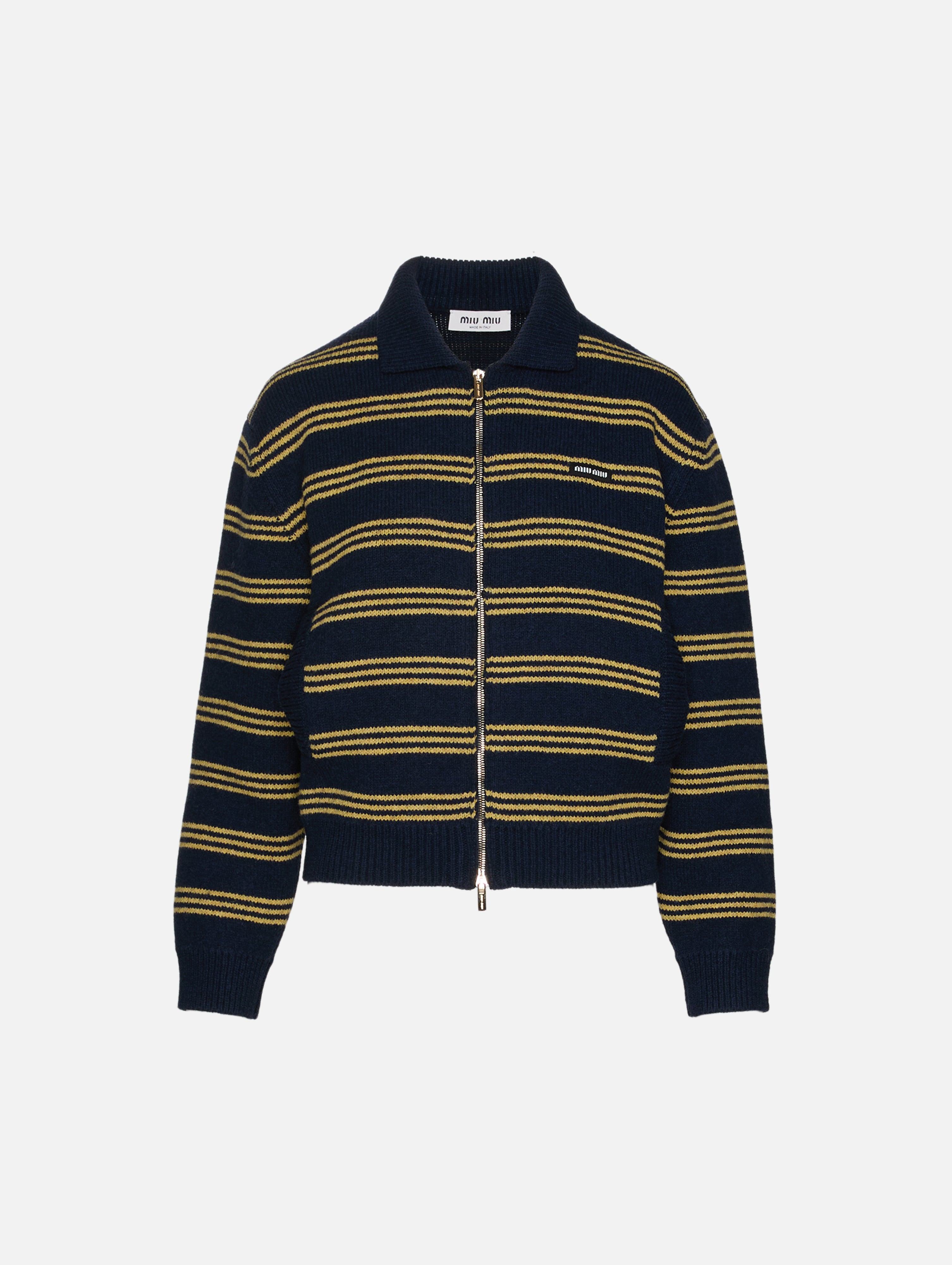 Zip Up Sweater | MIU MIU | elysewalker