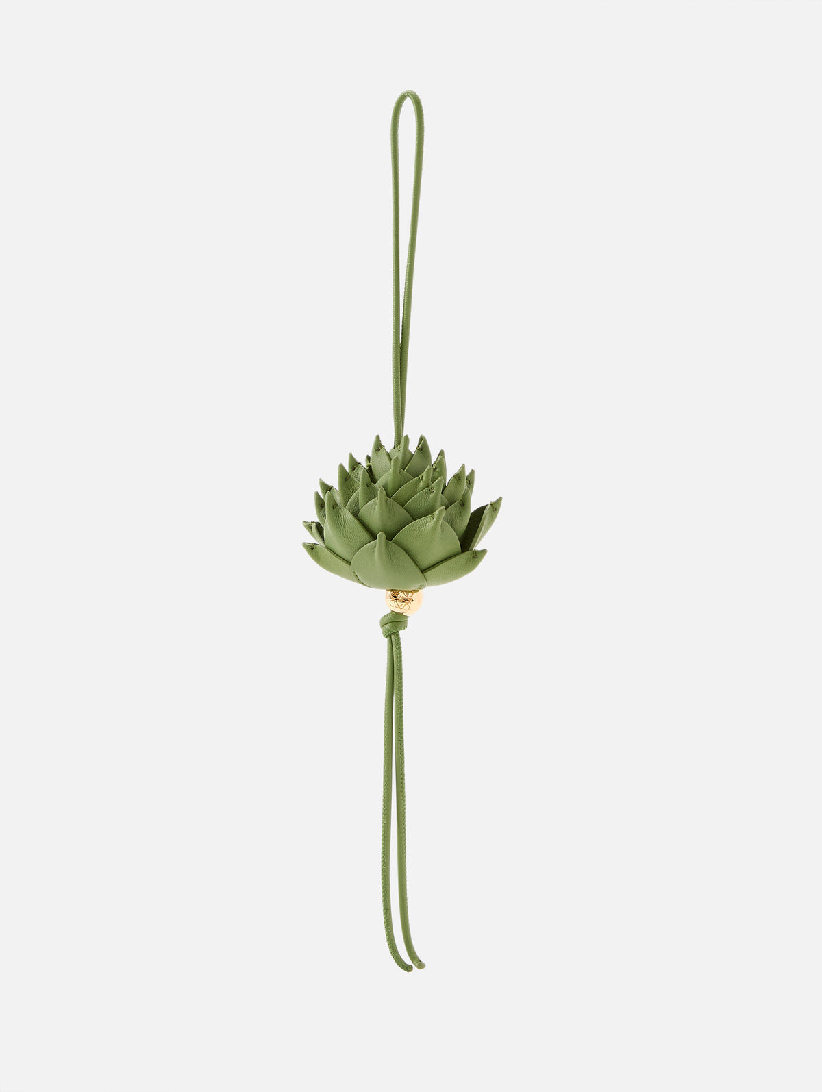 Artichoke Charm Keychain,LOEWE,GREEN,Image 1