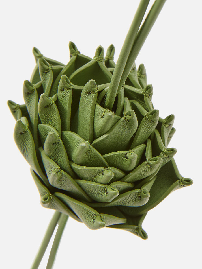 Artichoke Charm Keychain,LOEWE,GREEN,Image 1