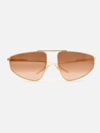 Metal Pilot Sunglasses,KERING EYE - BOTTEGA VENETA,GOLD,Image 1
