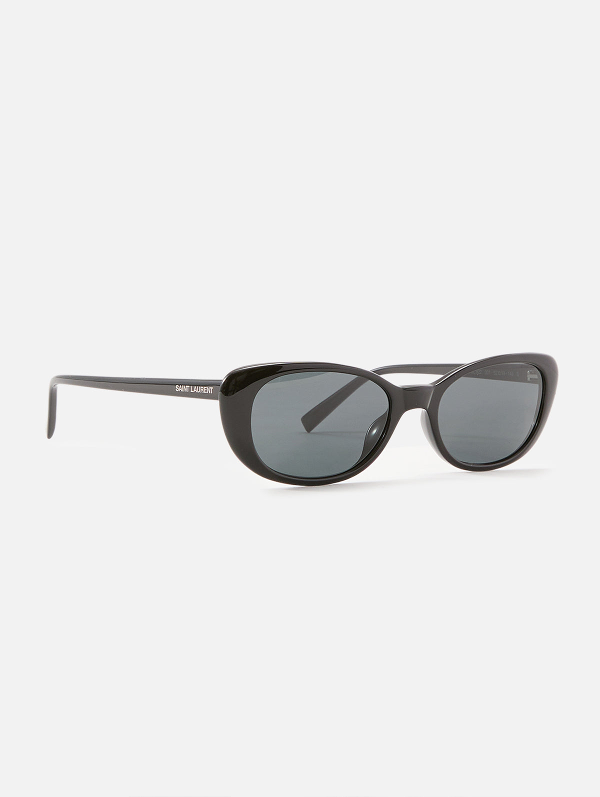Cat Eye Sunglasses,KERING EYE- SAINT LAURENT,BLACK,Image 2
