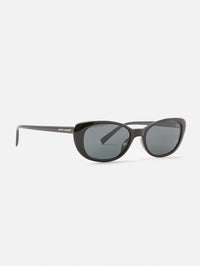 Cat Eye Sunglasses,KERING EYE- SAINT LAURENT,BLACK,Image 2
