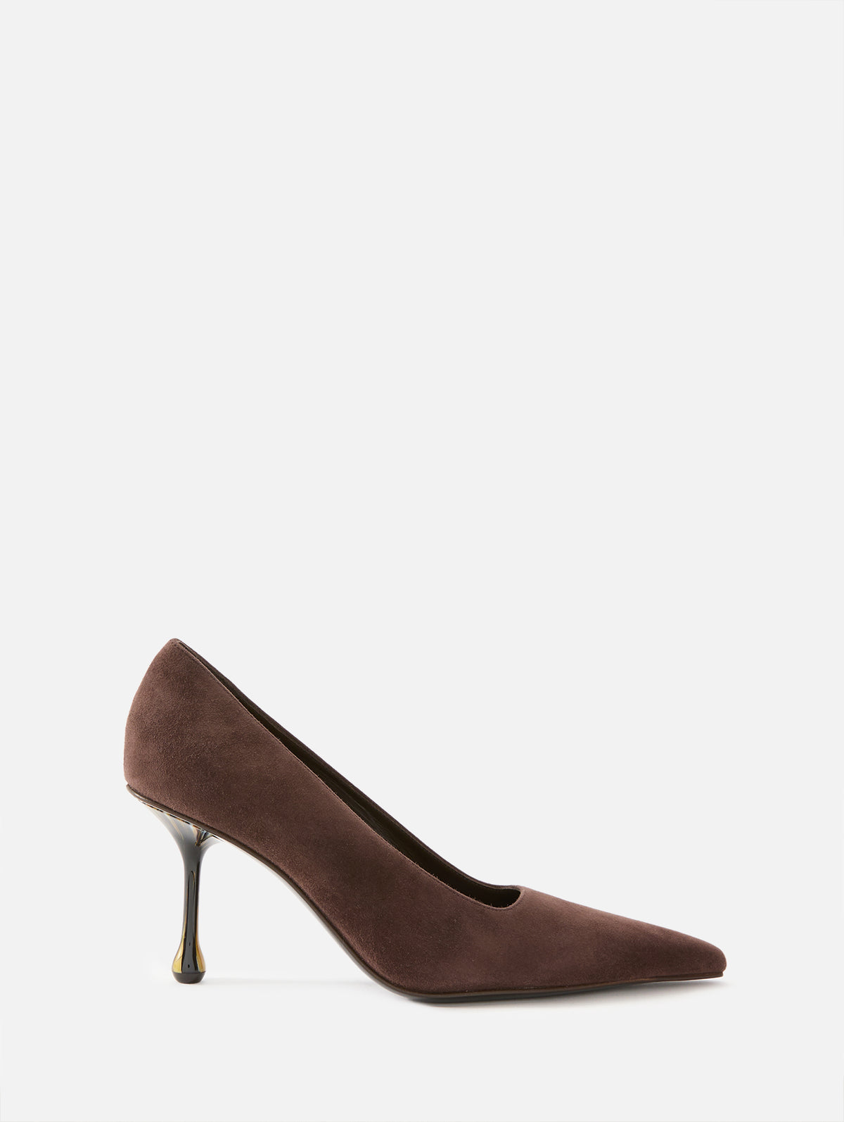 Ixia Pump 80mm,JIMMY CHOO,CHOCOLATE,Image 1