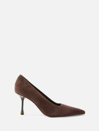 Ixia Pump 80mm,JIMMY CHOO,CHOCOLATE,Image 1