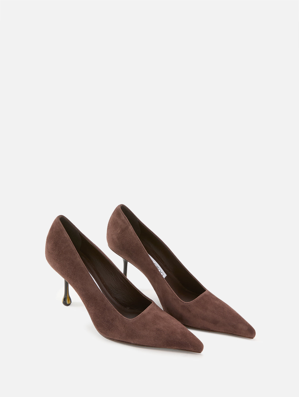 Ixia Pump 80mm,JIMMY CHOO,CHOCOLATE,Image 2