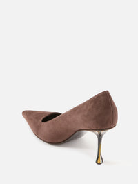 Ixia Pump 80mm,JIMMY CHOO,CHOCOLATE,Image 3