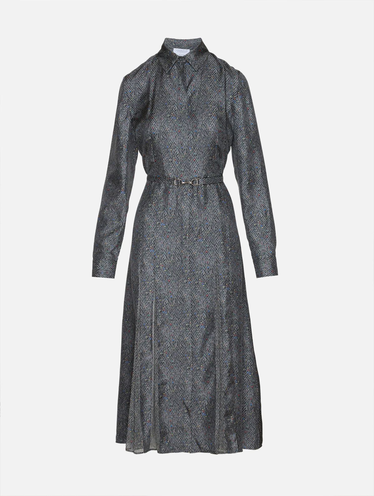 Jane Dress,GABRIELA HEARST,CHARCOAL,Image 2