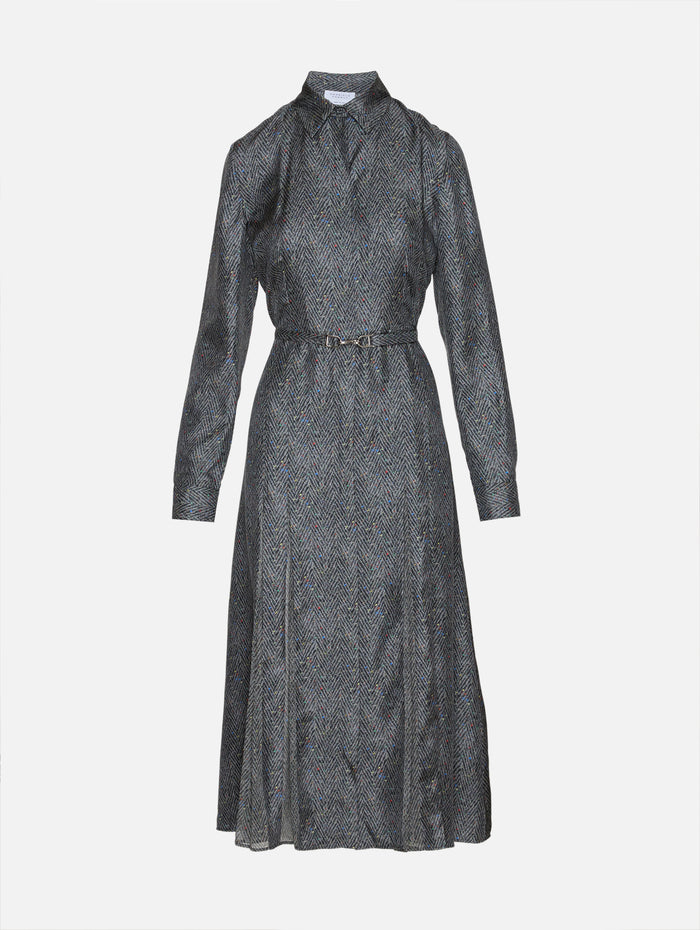 Jane Dress,GABRIELA HEARST,CHARCOAL,Image 1