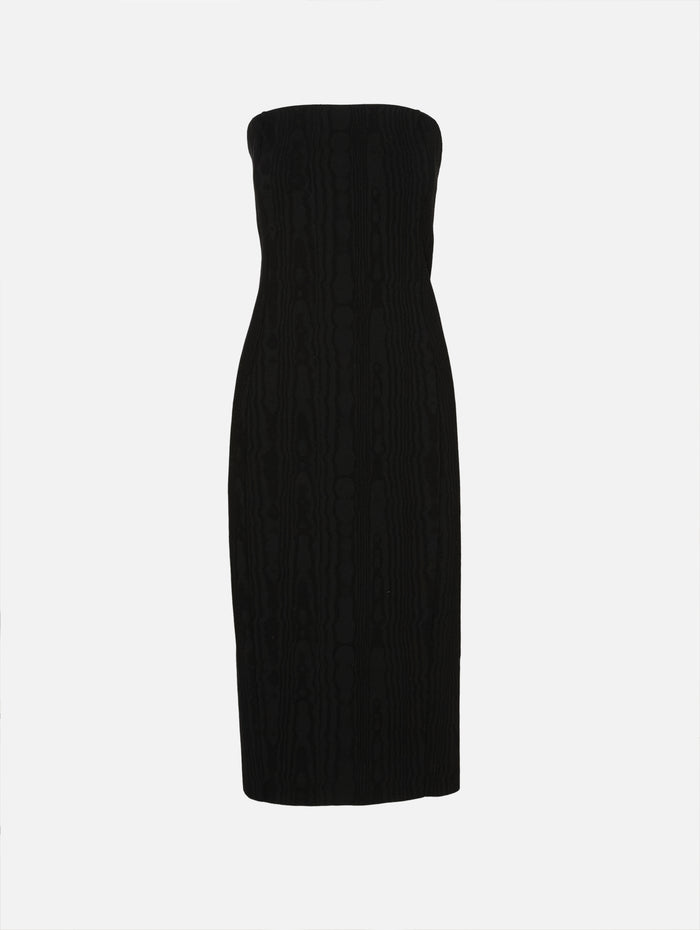 Moire Stella Dress,HIGH SPORT,BLACK,Image 1