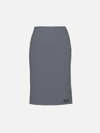 Skirt,MIU MIU,GREY,Image 1