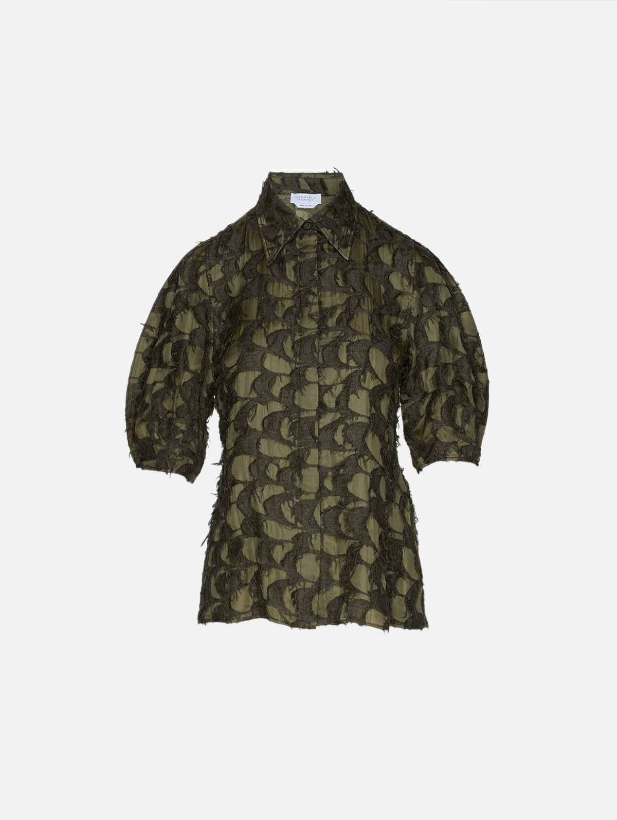 Sansi Top,GABRIELA HEARST,OLIVE,Image 2