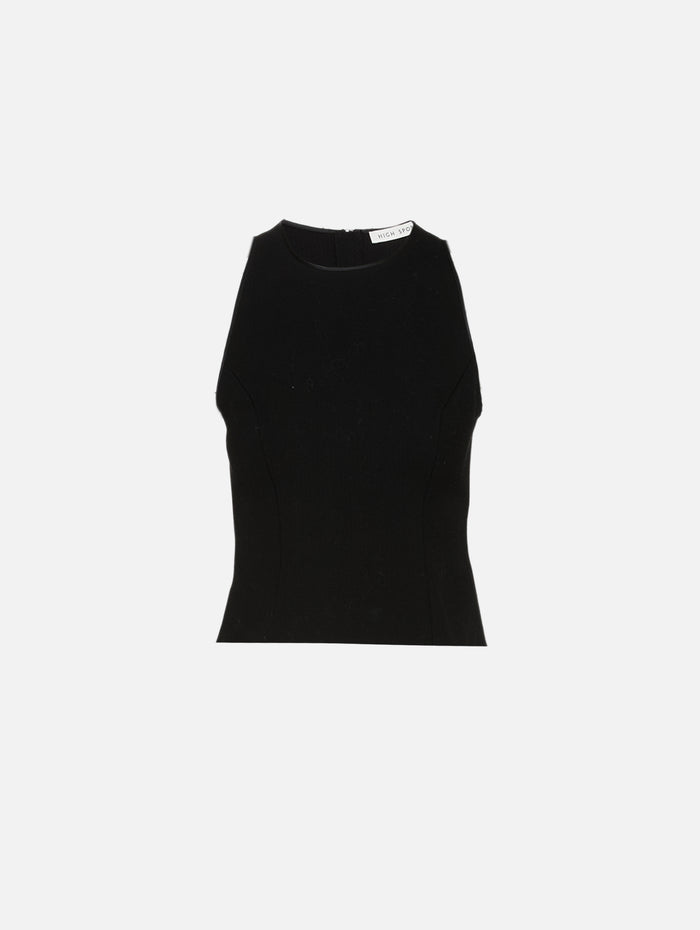 Seersucker Sara Top,HIGH SPORT,BLACK,Image 1