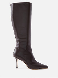 Agathe Boot 85mm,JIMMY CHOO,DEEP MERLOT,Image 1