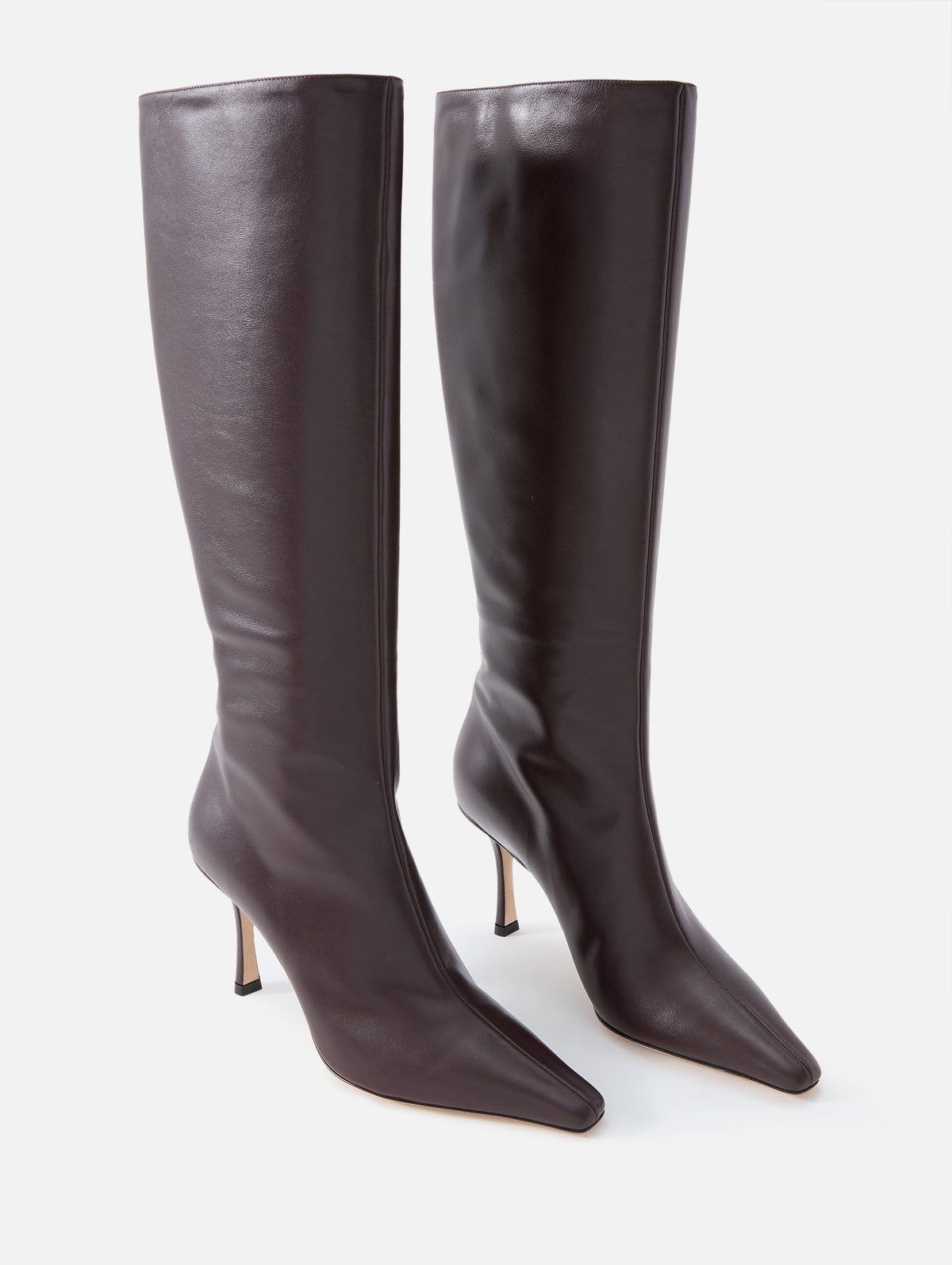 Agathe Boot 85mm,JIMMY CHOO,DEEP MERLOT,Image 2