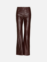 Joan Leather Pant,NILI LOTAN,MERLOT,Image 1