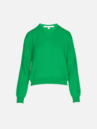 Sanderson V Neck Sweater,RÙADH,PARROT,Image 2