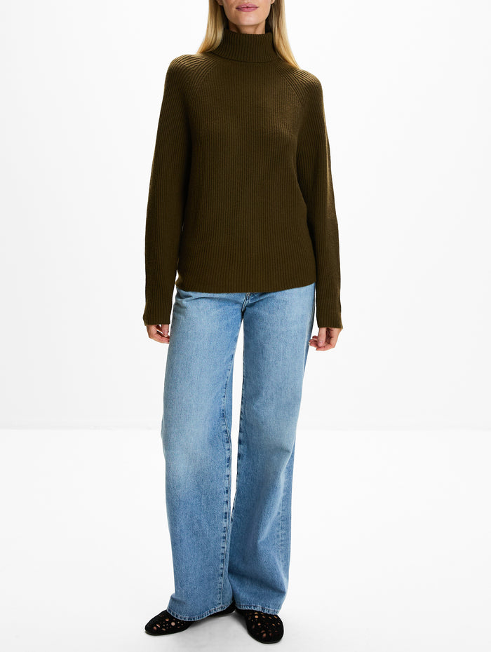 Wigman Sweater,GABRIELA HEARST,OLIVE,Image 1