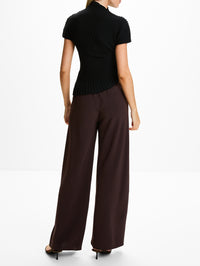 Annemie Knit Top,CULT GAIA,BLACK,Image 3