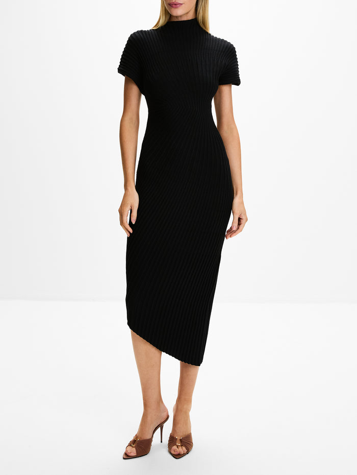 Chrysta Knit Dress,CULT GAIA,BLACK,Image 1