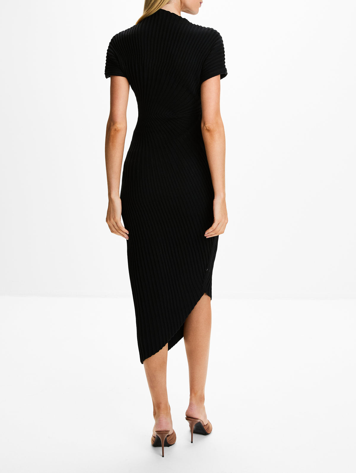 Chrysta Knit Dress,CULT GAIA,BLACK,Image 4