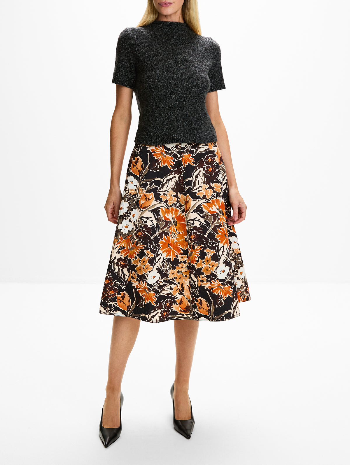 A Line Skirt,MARNI,MARIGOLD,Image 2