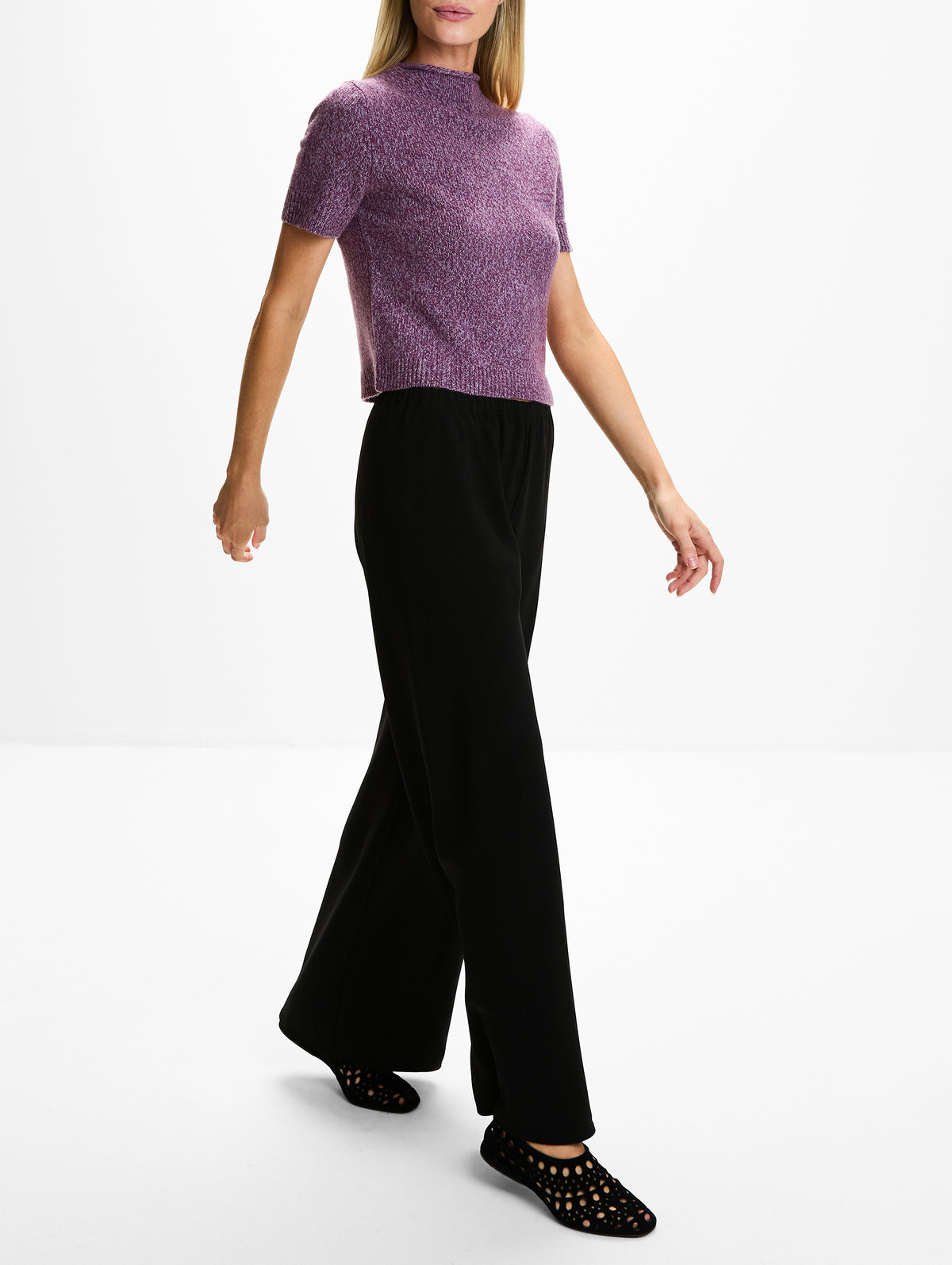 Prescott Pant,ELYSEWALKER LABEL,BLACK,Image 3