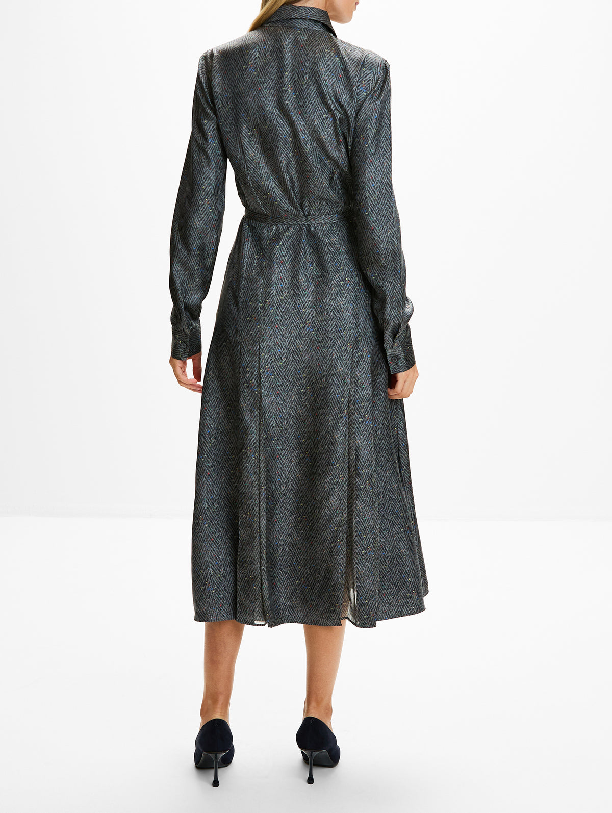 Jane Dress,GABRIELA HEARST,CHARCOAL,Image 4