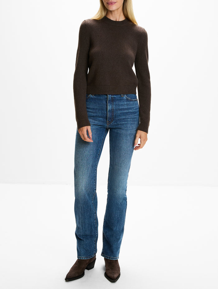 Leta Sweater,KHAITE,COFFEE,Image 1