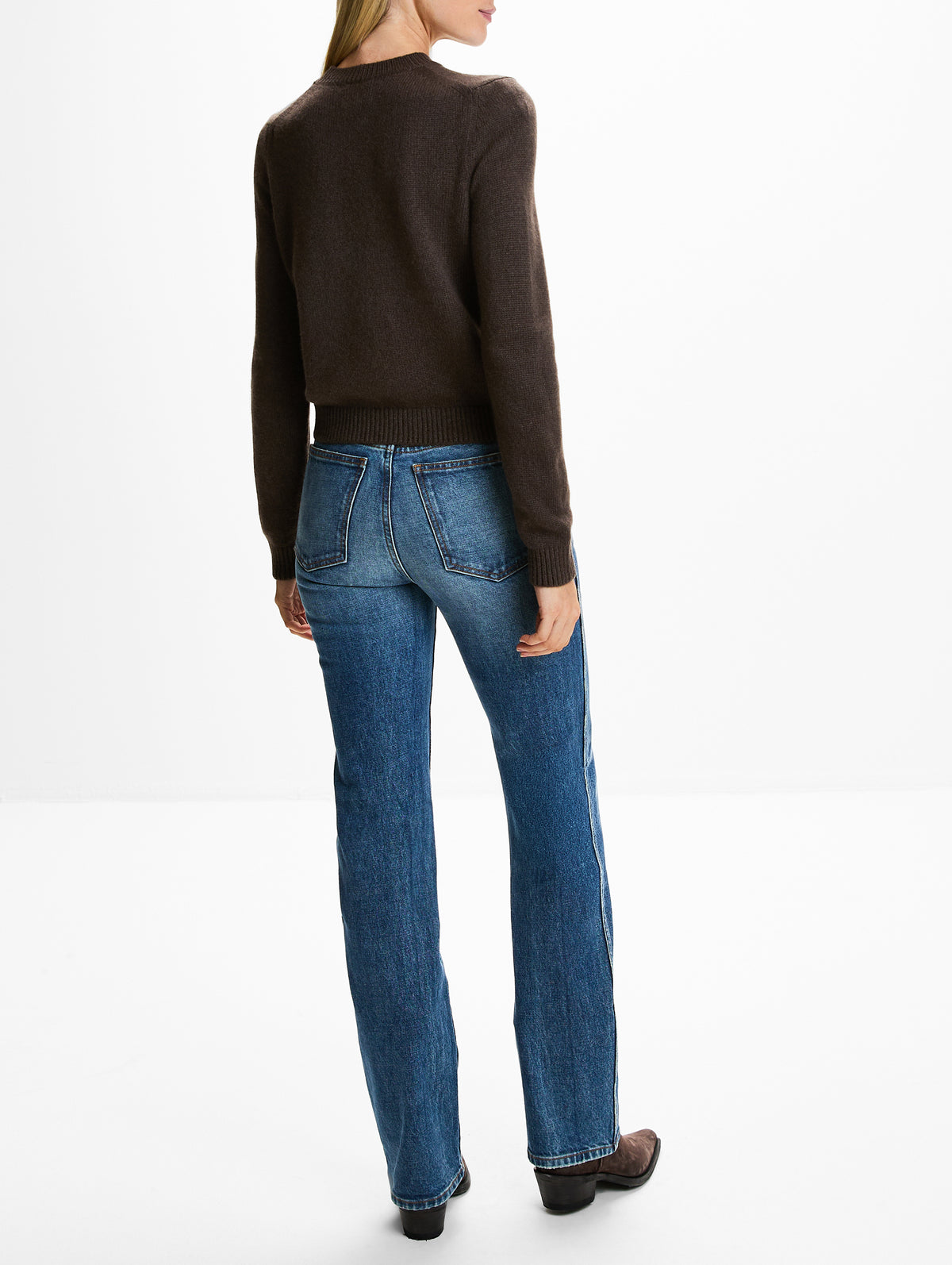 Leta Sweater,KHAITE,COFFEE,Image 3