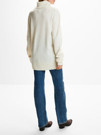 Cashmere Turtleneck,TOTÉME,ECRU,Image 3