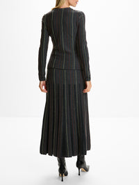 Pons Crewneck Top,GABRIELA HEARST,CHARCOAL MULTI,Image 3