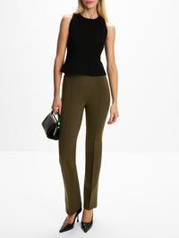 Mini Check Theo Pant,HIGH SPORT,ARMY,Image 2