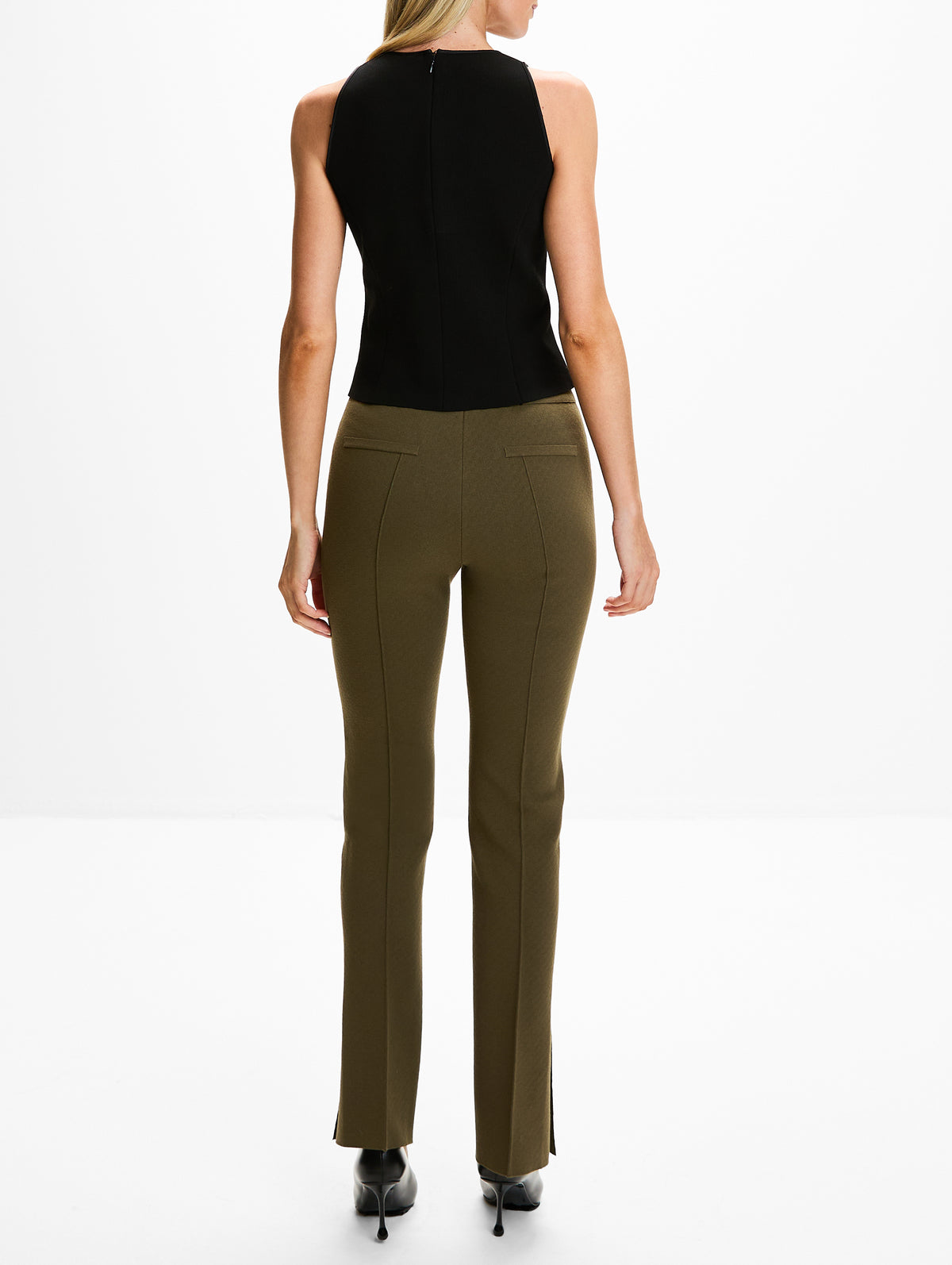 Mini Check Theo Pant,HIGH SPORT,ARMY,Image 3