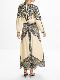 Gentle Burn Top,JOHANNA ORTIZ,ECRU BLACK,Image 3