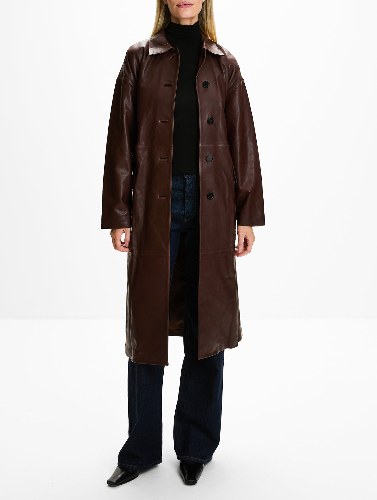 Chelsea Coat,KULSON,DARK BROWN,Image 2