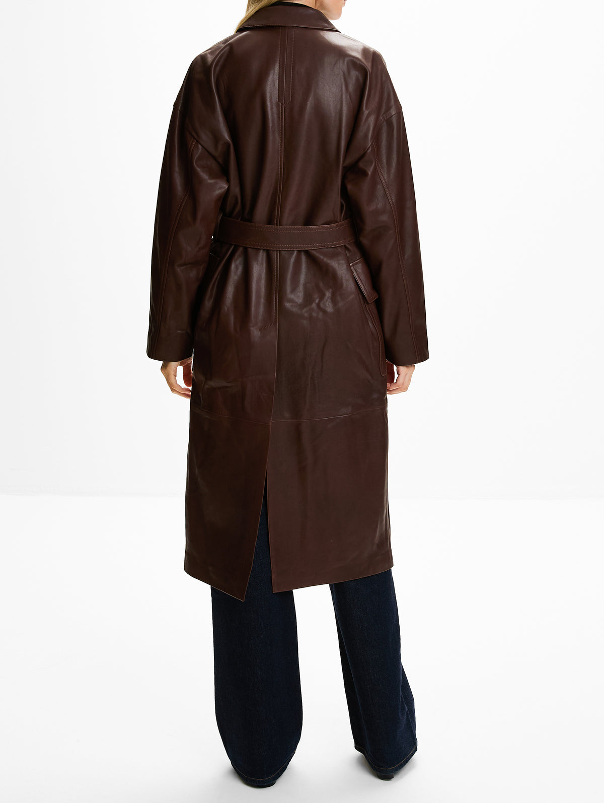 Chelsea Coat,KULSON,DARK BROWN,Image 3