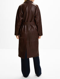 Chelsea Coat,KULSON,DARK BROWN,Image 3
