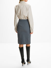 Shirt,MIU MIU,LIMEWASH,Image 3